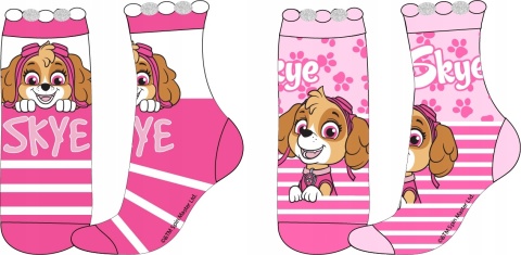 Skarpetki skarpety PSI PATROL SKYE skarpetki dzieciece 2-pak 31-34