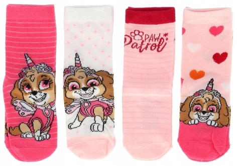 Skarpetki skarpety PSI PATROL SKYE skarpetki dziecięce 4-pak 23-26