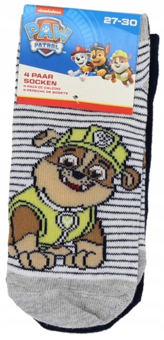 Skarpetki skarpety PSI PATROL skarpetki STOPKI dziecięce 4-pak 27-30