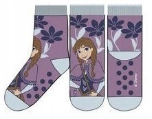 Skarpety skarpetki KRAINA LODU FROZEN FROTTE dziecięce ciepłe 23-26