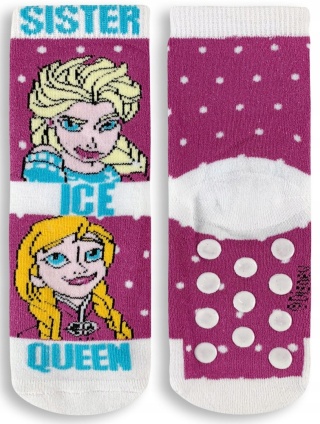 Skarpety skarpetki KRAINA LODU FROZEN FROTTE dziecięce ciepłe 31-34