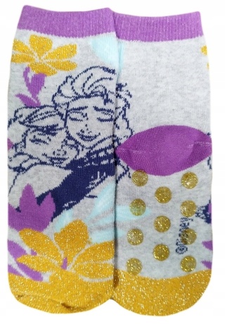 Skarpety skarpetki KRAINA LODU FROZEN FROTTE dziecięce ciepłe BROKAT 23-26