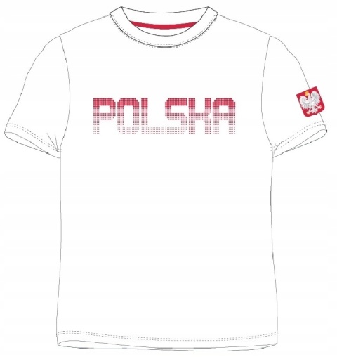 T-shirt chłopięcy dziecięcy POLSKA orzeł bluzeczka dziewczęca 158/164