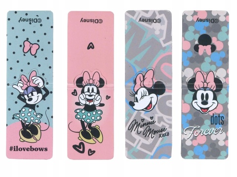 Zakładki magnetyczne do książek Myszka Minnie 4 SZT