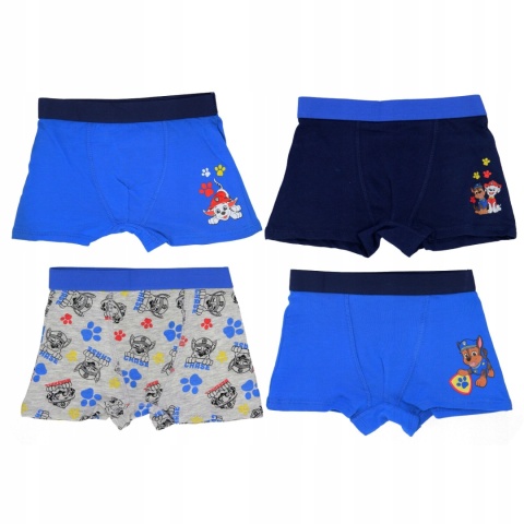 Bokserki PSI PATROL chłopięce majtki dziecięce 4pak 110/116