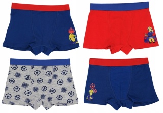 Bokserki STRAŻAK SAM chłopięce majtki dziecięce 4pak 110/116