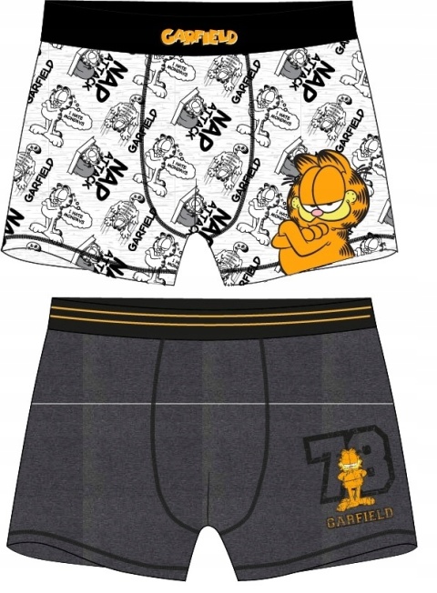 Bokserki chłopięce GARFIELD majtki 2pak 146/152