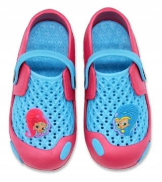 Buty klapki kroksy SHIMMER I SHINE DŻINY 23/24