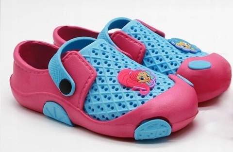 Buty klapki kroksy SHIMMER I SHINE DŻINY 23/24