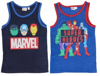 Koszulka t-shirt AVENGERS podkoszulek chłopięcy dziecięcy 2-PAK 122/128