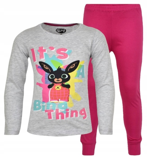 Piżama KRÓLIK BING długi rękaw dziecięca 116