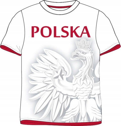 T-shirt chłopięcy dziecięcy POLSKA orzeł 164