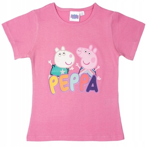 T-shirt dziecięcy ŚWINKA PEPPA 2pak 110/116