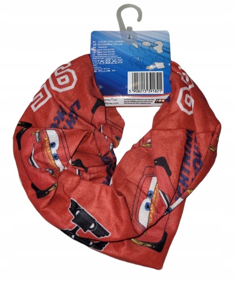 AUTA ZYGZAK MCQUEEN komin szalik opaska wiosna jesień