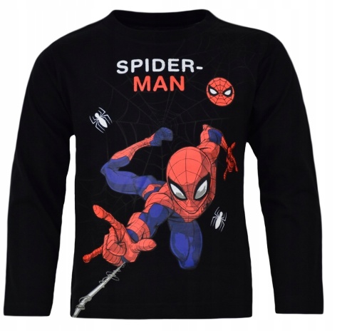 Bluzka SPIDERMAN t-shirt dziecięcy chłopięcy 116