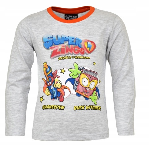 Bluzka t-shirt SUPER ZINGS długi rękaw 98
