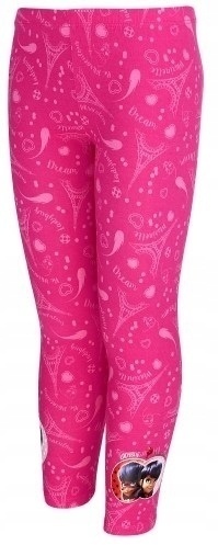 Getry legginsy BIEDRONKA I CZARNY KOT 104