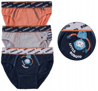 Majtki slipy chłopięce dziecięce 3pak 98/104