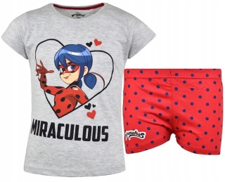 Piżama BIEDRONKA I CZARNY KOT dziecięca letnia 116