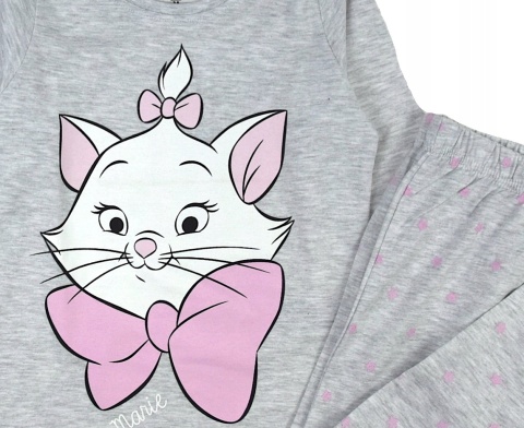 Piżama DISNEY classic Arystokraci kotek Marie dziecięca długa 122