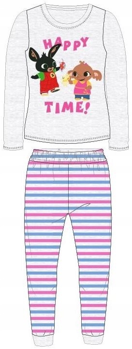 Piżama KRÓLIK BING długi rękaw dziecięca 110