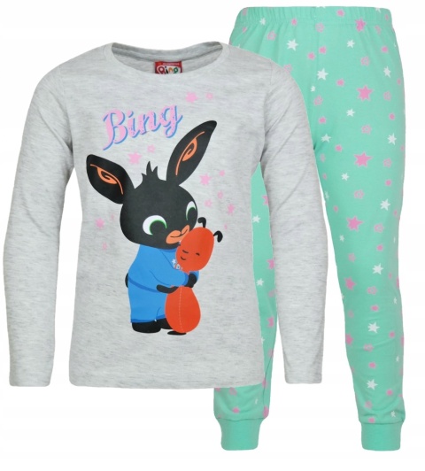 Piżama KRÓLIK BING długi rękaw dziecięca 116