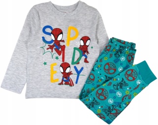 Piżama SPIDERMAN dziecięca chłopięca długi rękaw 104