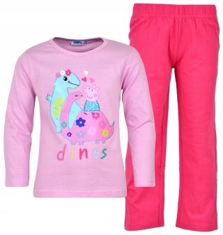 Piżama ŚWINKA PEPPA dinozaur dziecięca 110/116