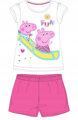 Piżama ŚWINKA PEPPA dziecięca letnia 116