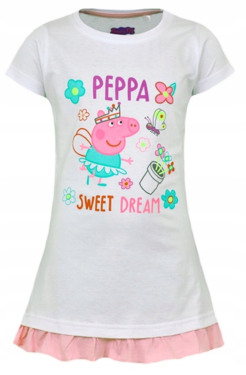 Piżama ŚWINKA PEPPA koszula nocna sukienka 110