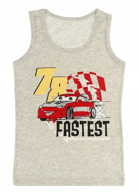 Podkoszulek chłopięcy dziecięcy t-shirt AUTA bielizna DONELLA 110/116