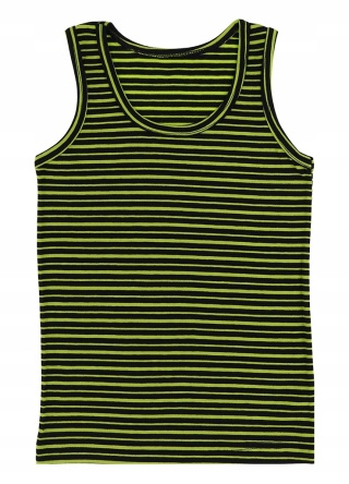 Podkoszulek chłopięcy dziecięcy t-shirt PASKI bielizna DONELLA 122/128