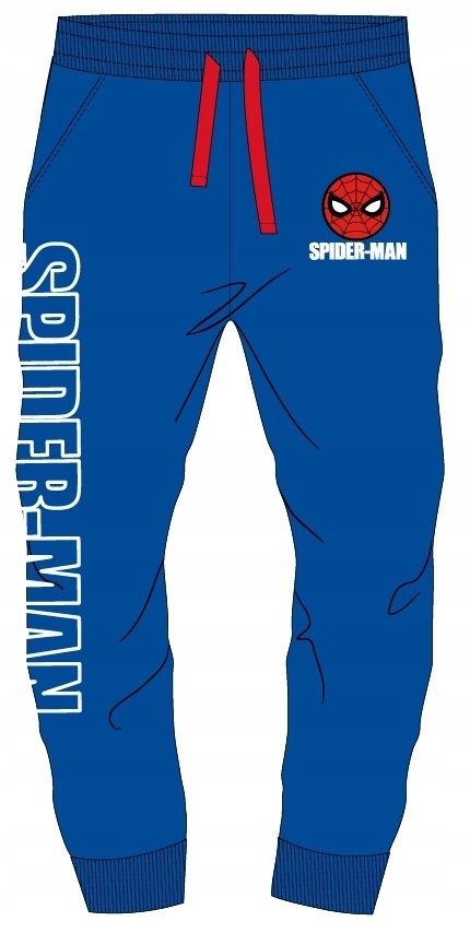 Spodnie dresowe SPIDERMAN dziecięce chłopięce 128