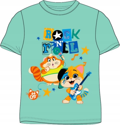 T-shirt 44 KOTY LAMPO dziecięca koszulka 122
