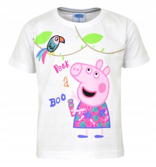 T-shirt ŚWINKA PEPPA PIG koszulka bluzeczka r 116