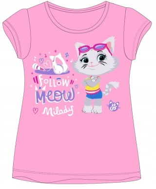 T-shirt koszulka 44 KOTY bluzeczka dziecięca 110