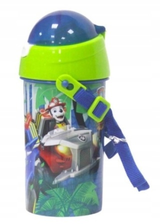 Bidon kubek ze słomką PSI PATROL DINO pasek 500ML