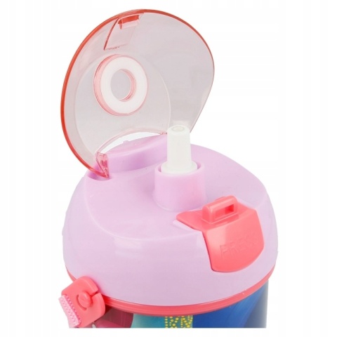 Bidon kubek ze słomką SHIMMER I SHINE pasek 450ML