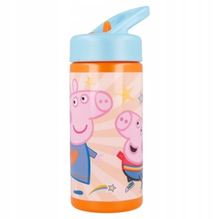 Bidon kubek ze słomką ŚWINKA PEPPA PIG 410ml