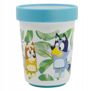 Bingo i Bluey kubek kubeczek antypoślizgowy Blue ABS 260ML