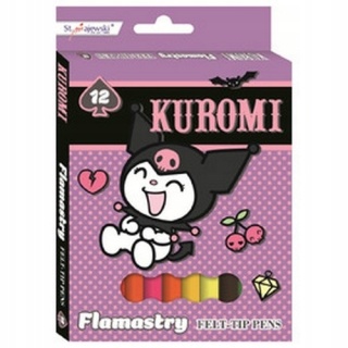 Flamastry mazaki pisaki 12 kolorów Kuromi St . Majewski