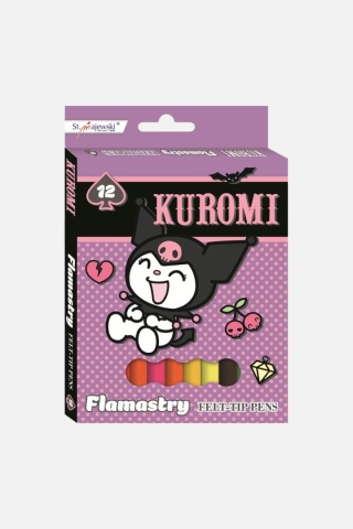 Flamastry mazaki pisaki 12 kolorów Kuromi St . Majewski