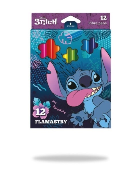 Flamastry mazaki pisaki 12 kolorów Lilo i Stitch Stich Flamastry mazaki pisaki 12 kolorów Lilo i Stitch Stich