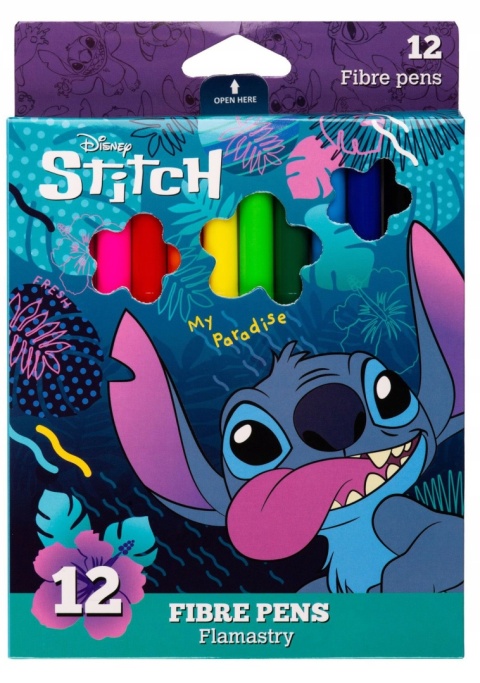 Flamastry mazaki pisaki 12 kolorów Lilo i Stitch Stich Flamastry mazaki pisaki 12 kolorów Lilo i Stitch Stich