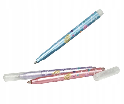 Flamastry mazaki pisaki brokatowe 6 kolorów PATIO Stich Colorino Stitch