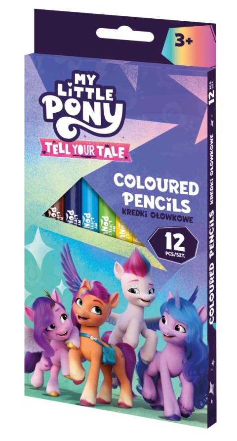 Kredki ołówkowe trójkątne 12 kol MY LITTLE PONY Astra
