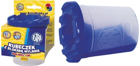 Kubek niekapek z blokadą wylania do farb ASTRA