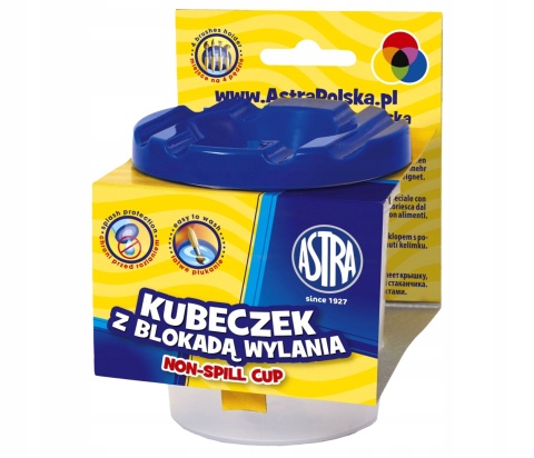 Kubek niekapek z blokadą wylania do farb ASTRA