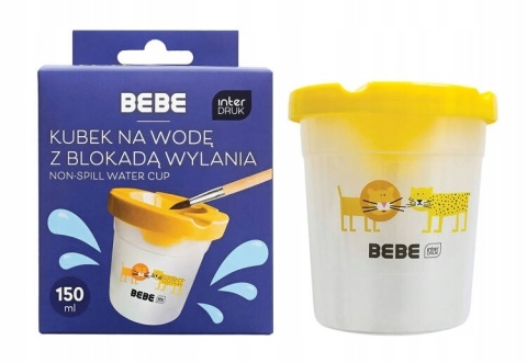 Kubek niekapek z blokadą wylania do farb INTERDRUK