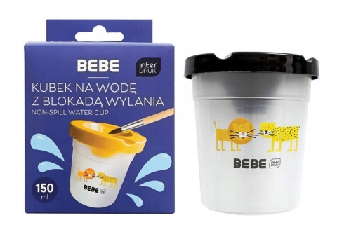 Kubek niekapek z blokadą wylania do farb INTERDRUK